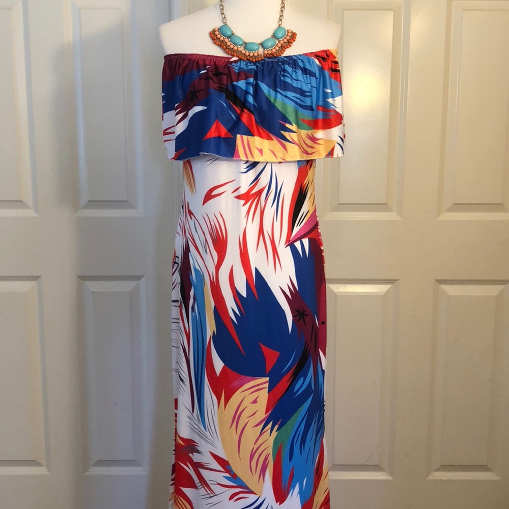 🌺🌸🌼NEW SUIMIKI MUTI COLORED DRESS SIZE: XLARGE